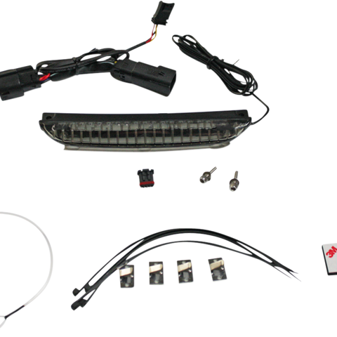 CUSTOM DYNAMICS Luggage Rack Light Bar - Smoke Luggage Rack LED Light Bar - Team Dream Rides