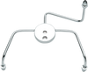 DRAG SPECIALTIES Junction Block #3 - Wide Glide Chrome Steel Front Brake Tee with Fittings for Dual-Disc Applications - Team Dream Rides