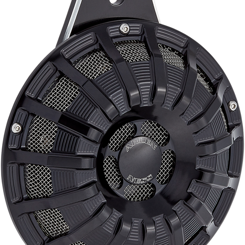 ARLEN NESS Custom Horn - 15 Spoke - Black - XL Billet Horn Kit - Team Dream Rides