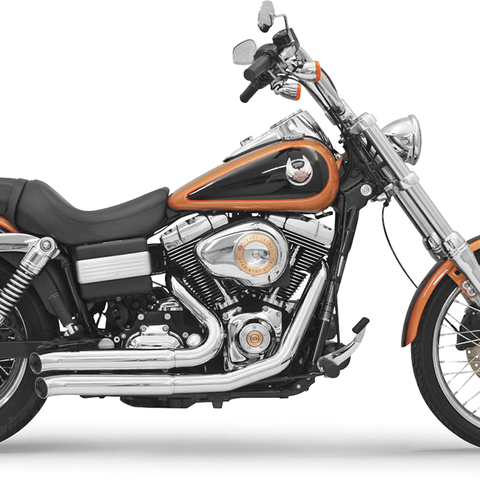 BASSANI XHAUST FireSweep Exhaust - Chrome - FXD FireSweep Series Exhaust System - Team Dream Rides