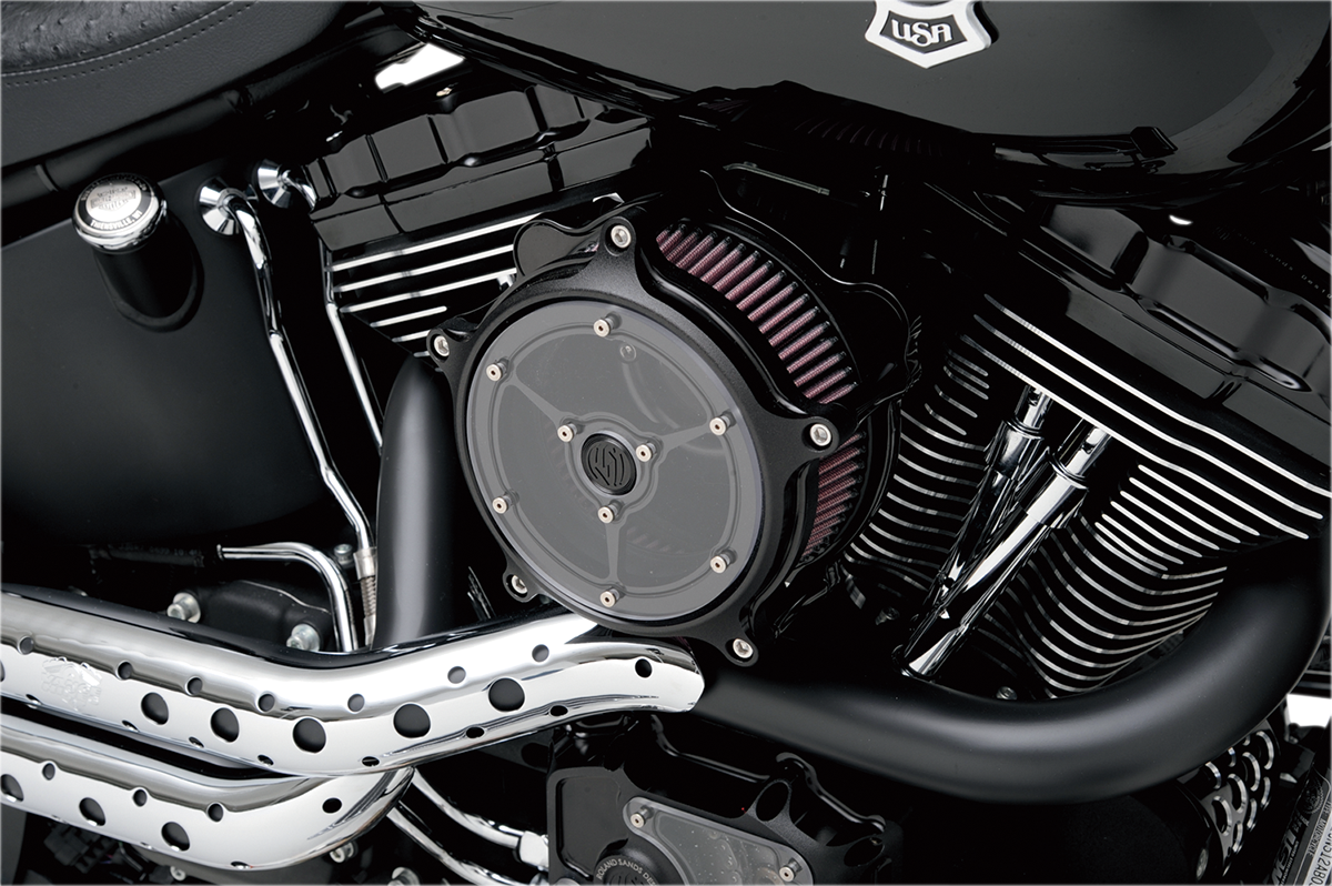 超目玉アイテム！ SS Cycle Super Super G Carburetor Black Compatible CYCLE for  Harley-Davidson Air Cleaner Spor Carburetor