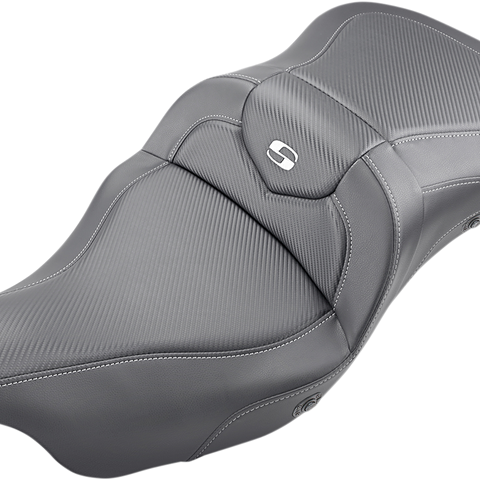 SADDLEMEN Roadsofa™ Seat - Heated - Carbon Fiber Roadsofa™ Trike Seat - Team Dream Rides