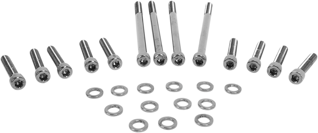 DRAG SPECIALTIES Bolt Kit Primary Knurled Socket-Head Bolt Set - Team Dream Rides