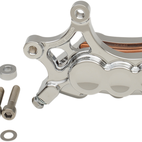 ARLEN NESS 6-Piston Caliper - Front Right - Chrome - 14