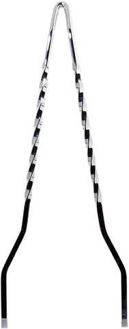 CYCLE VISIONS Twisted Sticks Sissy Bar - Black - 30