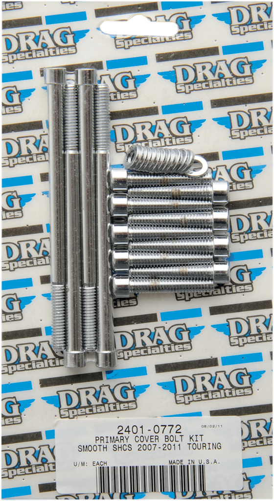 DRAG SPECIALTIES Bolt Kit Primary Smooth FL 07-17 Bolt Set - Team Dream Rides