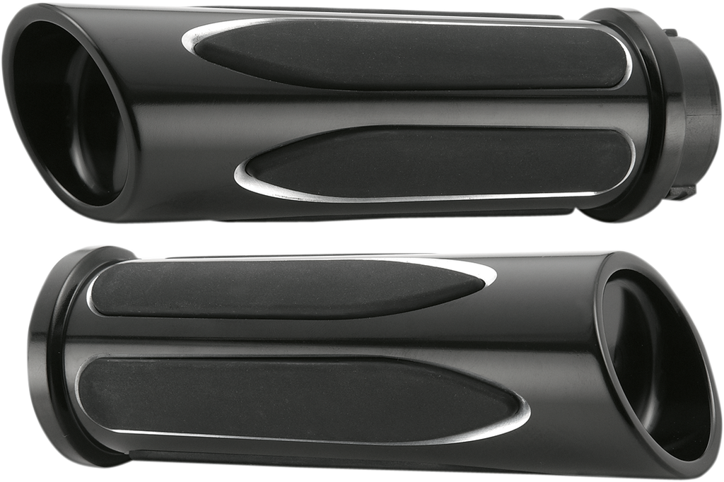 ARLEN NESS Black Deep Cut Comfort Grips for Cable Deep Cut Comfort Series Grips - Team Dream Rides