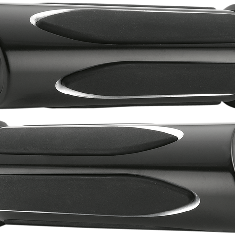 ARLEN NESS Black Deep Cut Comfort Grips for Cable Deep Cut Comfort Series Grips - Team Dream Rides