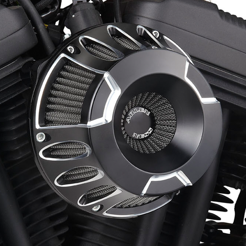 ARLEN NESS Air Cleaner Deep-Cut91-19XL Black Inverted Series Air Cleaner Kit — Deep Cut - Team Dream Rides