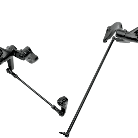 DRAG SPECIALTIES Forward Control - +2 - Black - '04-'13 XL Forward Control Kit - Team Dream Rides