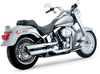 VANCE & HINES Twin Slash Mufflers - Chrome 3" Round Twin Slash Slip-On Mufflers - Team Dream Rides