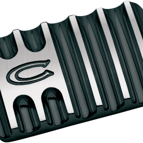COVINGTONS Brake Pedal - Finned -  Black Brake Pedal Pad - Team Dream Rides