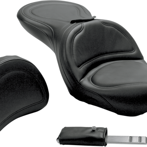 SADDLEMEN Explorer Seat - Backrest - FXD '04-'05 Explorer 2-Up Seat - Team Dream Rides