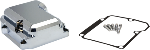 JIMS Twin Cam Transmission Top Cover - Chrome 5-Speed Transmission Top Cover Kit - Team Dream Rides