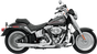 BASSANI XHAUST 2:1 Exhaust - Chrome - Short - Softail Road Rage 2:1 Exhaust System - Team Dream Rides