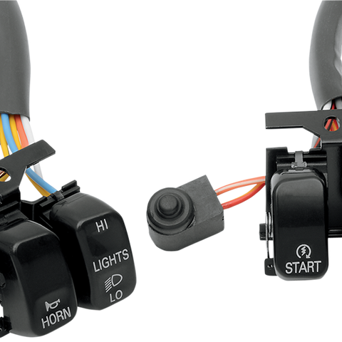 DRAG SPECIALTIES Black Switch Kit for '96 - '13 Handlebar Switch - Team Dream Rides