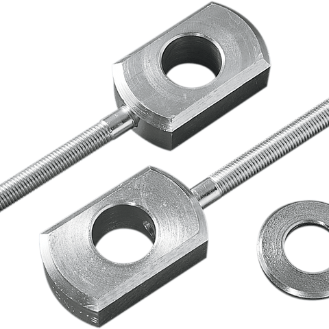 DRAG SPECIALTIES Wheel Adjuster - Rear Rear Axle Block Adjuster - Team Dream Rides