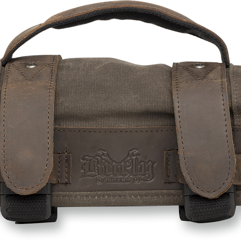 BURLY BRAND Waxed Cotton Tool Roll Tool Roll - Team Dream Rides