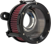 TRASK Air Cleaner Assault Electronic Fuel Injection Black Assault Charge High-Flow Air Cleaner - Team Dream Rides
