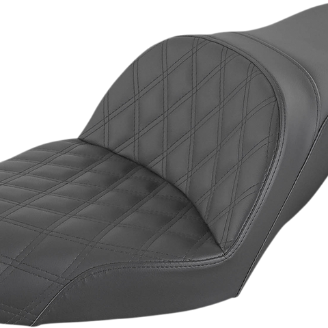 SADDLEMEN Explorer Seat - Lattice Stitched - Dyna Explorer LS  Seat - Team Dream Rides
