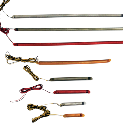 CUSTOM DYNAMICS LED Light Strip - Red TruFLEX® All-In-One Integrated LED Light Strip - Team Dream Rides