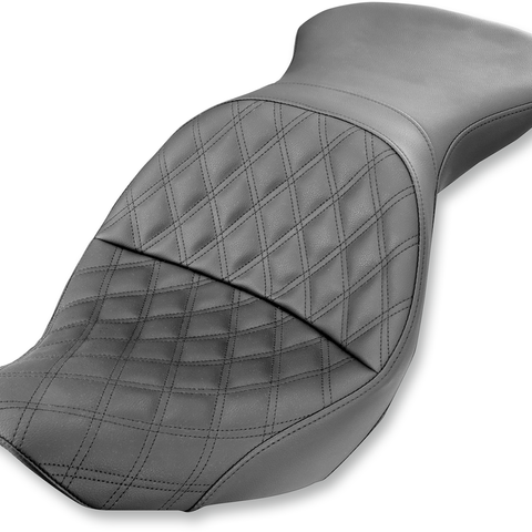 SADDLEMEN Explorer Seat - Lattice Stitched - FLSTC Explorer LS  Seat - Team Dream Rides