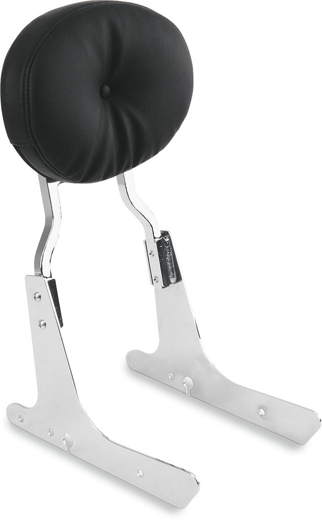 DRAG SPECIALTIES SEATS Pillow Oval Sissy Bar Pad - Black Oval Backrest Pad — Pillow - Team Dream Rides