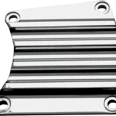 COVINGTONS Inspection Cover - Chrome - Finned Inspection Cover - Team Dream Rides