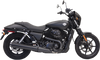 BASSANI XHAUST 4" Black Muffler - Straight/Long - XG500/750 Performance Slip-On Muffler - Team Dream Rides