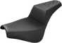 SADDLEMEN Step Up Seat - Passenger Lattice Stitched Step Up Seat — Rear Lattice Stitch - Team Dream Rides