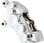 ARLEN NESS 6-Piston Caliper - Front Left - Chrome - 11.8" Ness Tech Six-Piston Differential Bore Caliper - Team Dream Rides