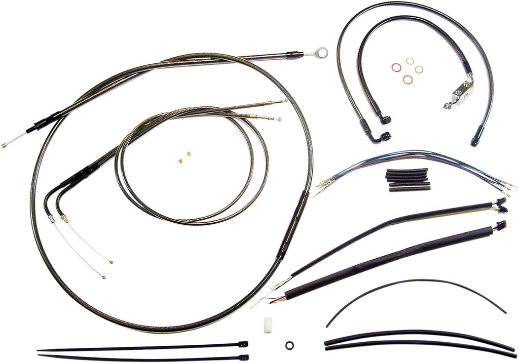MAGNUM Black Pearl™ Control Cable Kit Black Pearl Designer Handlebar Installation Kit - Team Dream Rides