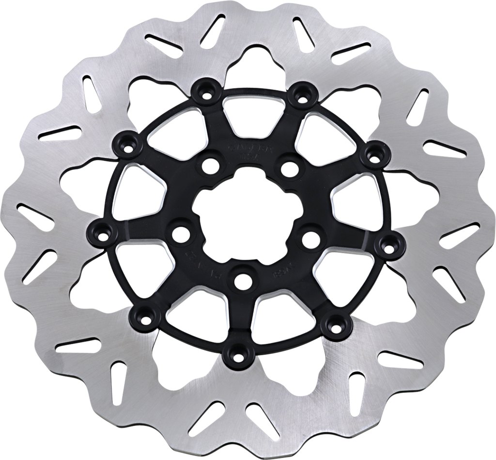 GALFER Wave® Rotor - Black Carrier - Rear Wave® Brake Rotor - Team Dream Rides