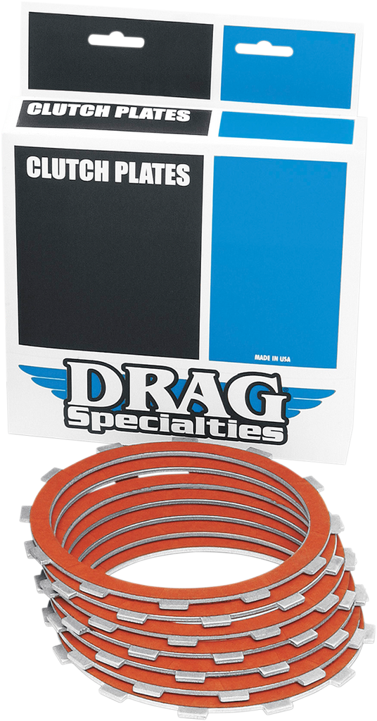 DRAG SPECIALTIES Organic Plates Clutch Friction Plate Set - Team Dream Rides