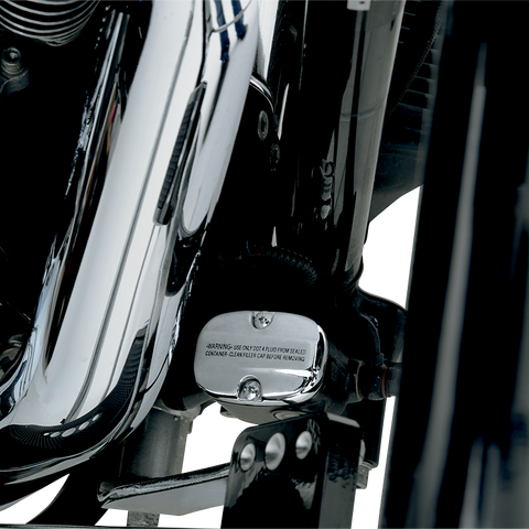 DRAG SPECIALTIES Rear Master Cylinder Reservoir Cover - '08-'20 FLT Rear Brake Master Cylinder Cover Kit - Team Dream Rides