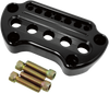 JOKER MACHINE Black Clamp w/ Instrument Cutout Indicator Light Handlebar Clamp - Team Dream Rides