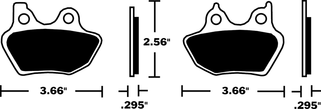 DP BRAKES Sintered Brake Pads - DP918 Sintered Metal Harley/Buell Brake Pads - Team Dream Rides