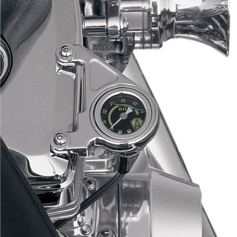 ARLEN NESS Oil Pressure Gauge Kit - Chrome Oil Pressure Gauge Kit — Chrome - Team Dream Rides