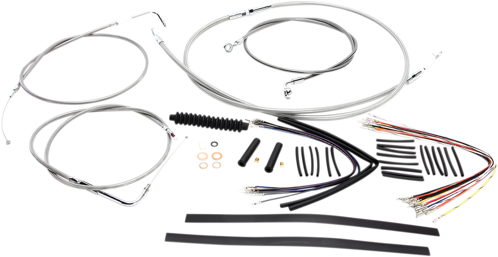 MAGNUM Stainless Steel XR Control Cable Kit XR Handlebar Installation Kit - Team Dream Rides