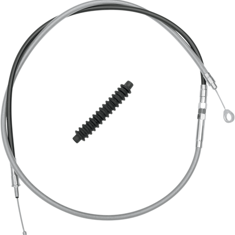 DRAG SPECIALTIES Braided Clutch Cable High-Efficiency Braided Stainless Steel Clutch Cable - Team Dream Rides