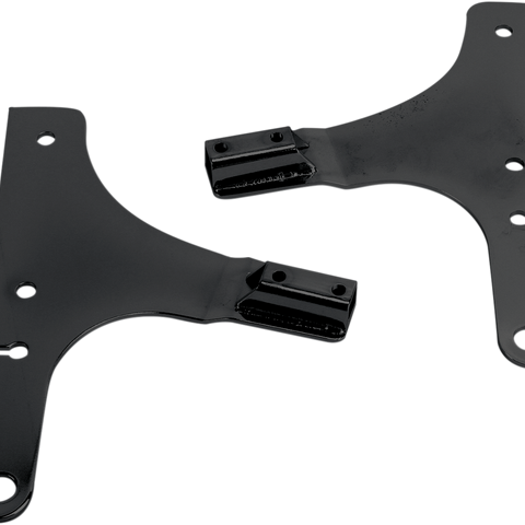 DRAG SPECIALTIES Side Plates - FXSTD - Black Sissy Bar Side Plates - Team Dream Rides