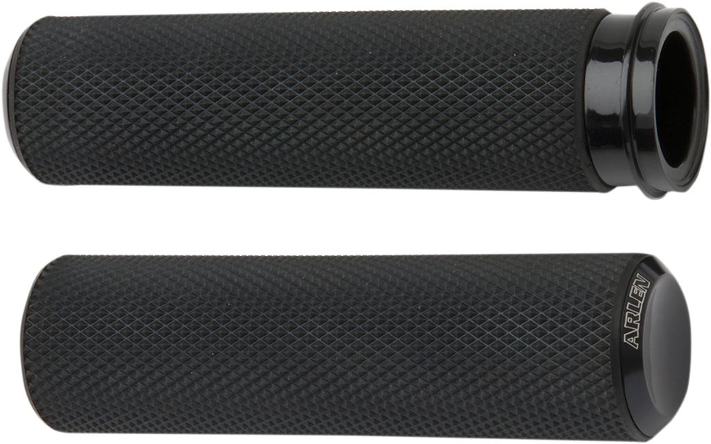 ARLEN NESS Black Knurled Grips for TBW Fusion Knurled Grips - Team Dream Rides