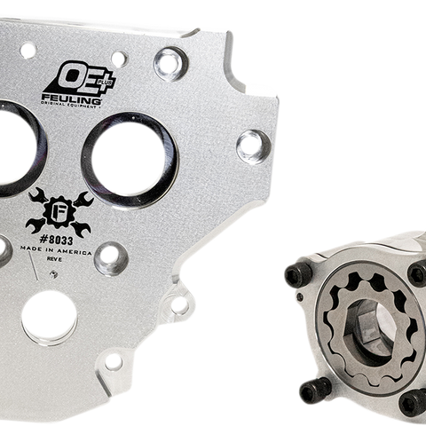 FEULING OIL PUMP CORP. Chain/Gear Oil System - OE+ - Twin Cam OE+ Oil Pump/Cam Plate Kit - Team Dream Rides