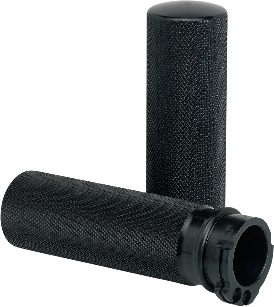 JOKER MACHINE Black Knurled Grips for Cable Knurled Hand Grips - Team Dream Rides
