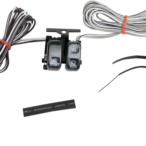 DRAG SPECIALTIES Black Start/Stop Switch Kit Handlebar Switch - Team Dream Rides