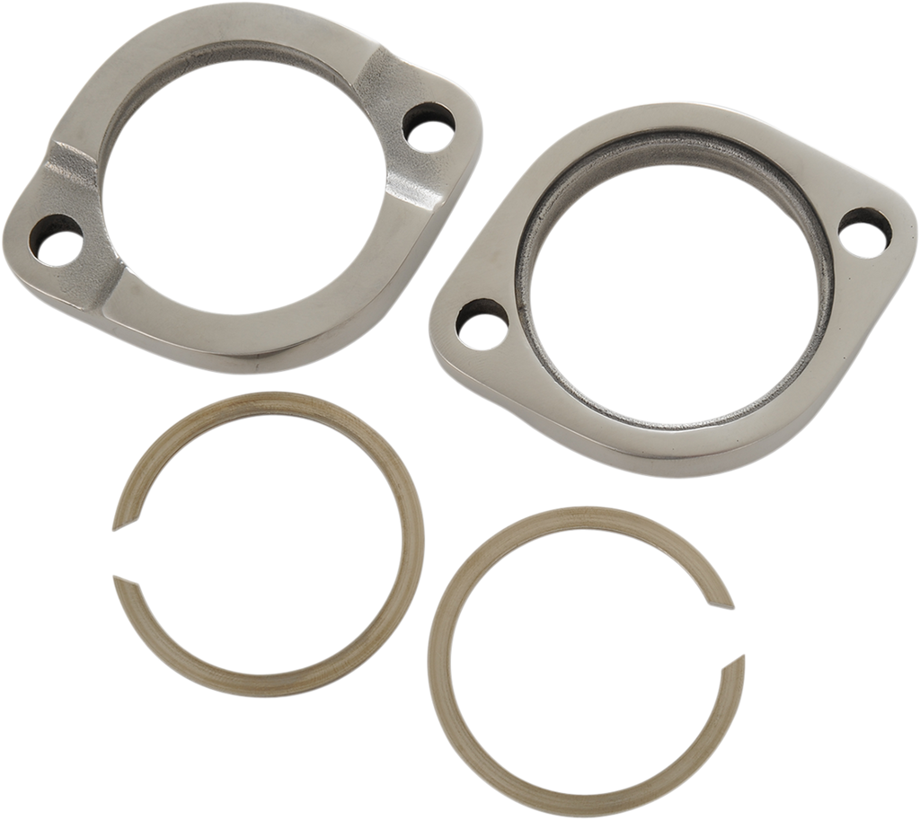 DRAG SPECIALTIES FLANGE EXH MNT 04+ Heavy-Duty Exhaust Flange Kit - Team Dream Rides