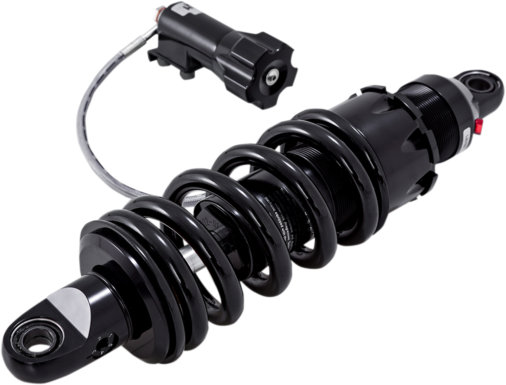 PROGRESSIVE SUSPENSION 465 Series Shocks with Rap - Black - Standard - 13.5" 465 Series Shock with Remote Adjustable Preload - Team Dream Rides