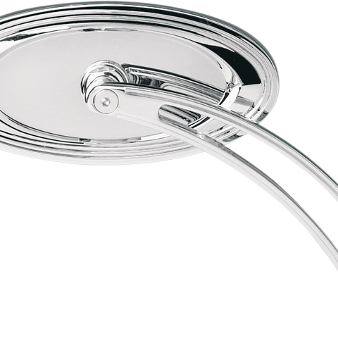 ARLEN NESS Alternative Oval Stepped Mirror Chrome Alternative Mirror - Team Dream Rides