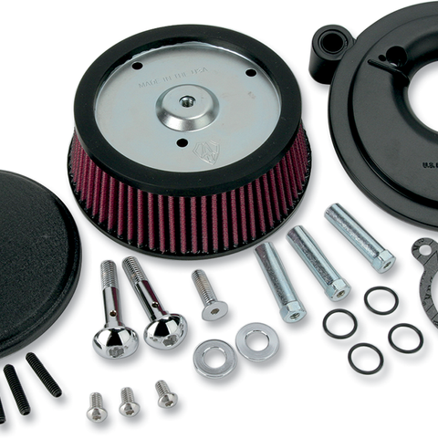 ARLEN NESS Cover - Big Sucker 1 - Black Big Sucker™ Stage I Air Filter Kit with Standard Filter — Smooth - Team Dream Rides