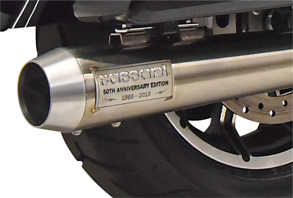 BASSANI XHAUST 50th Anniversary 2:1 Exhaust - Stainless Steel - M8 FL 50th Anniversary 2:1 Exhaust System - Team Dream Rides